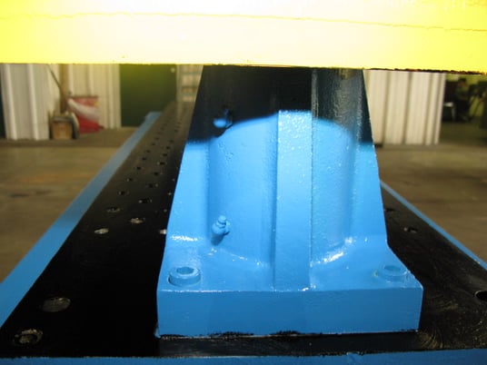 5 Ton, 53 x 18", down-act, 34" daylight, 24" stroke, (2) 4" bore cylinders rated to 1000 psi, #2188 (3 - Image 2