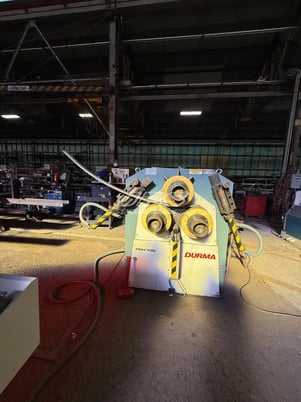 4" x 4" x .5" Durma #PBH-100, profile angle bending roll, hydraulic, 3 motorized rollers, 2017 - Image 10