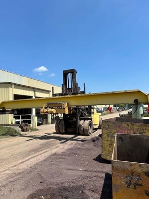 7.5 Ton, Detroit Under Hung Hoist, 32' 8" Span, 25' Lift - Image 1