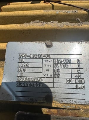 7.5 Ton, Detroit Under Hung Hoist, 32' 8" Span, 25' Lift - Image 6