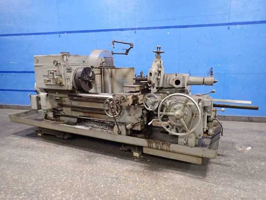 No. 3A Warner & Swasey, M3500, turret lathe, 24-1/2"swing, 3-jaw 21" chuck, 50 HP, adjustbale tool holder - Image 2
