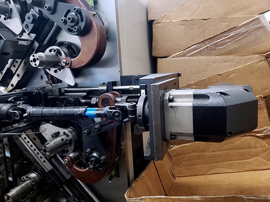 Moon #AT-S35, CNC spring & wire former, 1.4" wire diameter, 2008 - Image 6