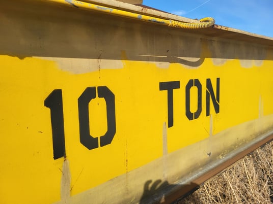 10 Ton, Milwaukee Crane & Equipment Co., bridge crane, 52' span, single girder - Image 8