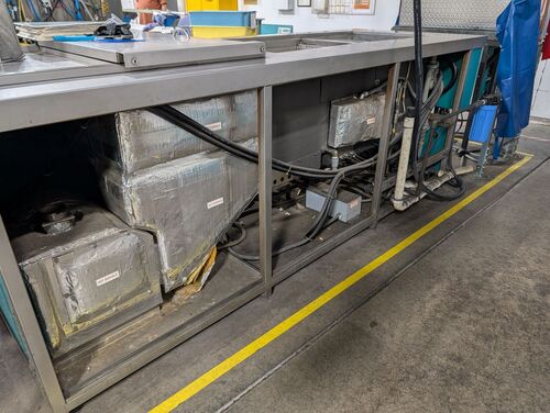 Crest #OCJ-1826, manual 4-station ultrasonic cleaning system, 18" W x 26" L x 18" H, 1999 - Image 7