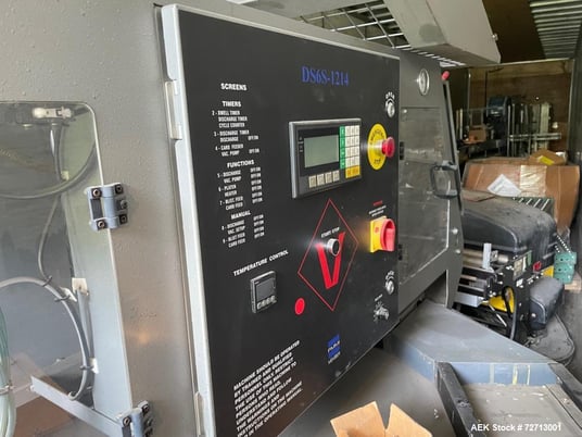 Visual Pack #DS-6-1214, Rotary Blister Sealer, 8 CPM, 12" x 14" max seal area, 3.5" Depth, seal 2000 lbs @ - Image 1