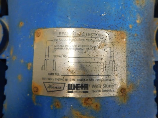 Warman #8/6AH, rubber lined slurry pump - Image 10