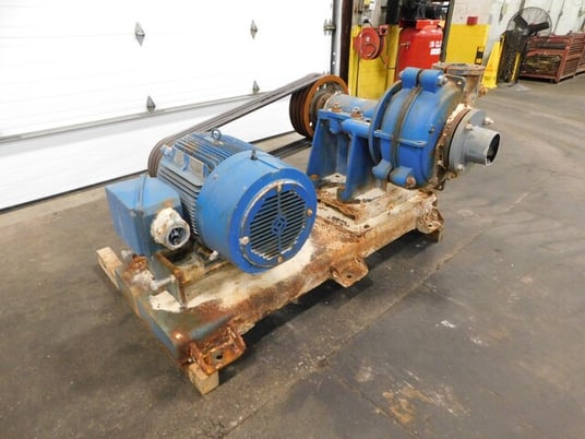 Warman #6/4AH, slurry pump, 75 HP motor, 1780 RPM, 460 V. - Image 3