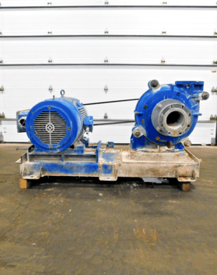Warman #6/4AH, slurry pump, 125 HP motor, 1785 RPM, 460 V. - Image 1