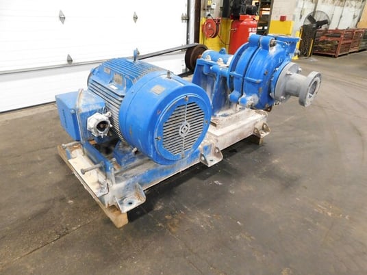 Warman #6/4AH, slurry pump, 125 HP motor, 1785 RPM, 460 V. - Image 3