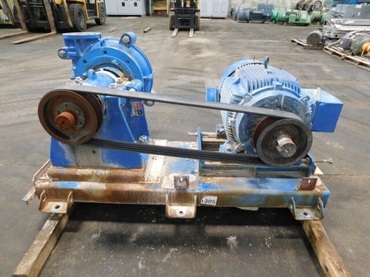 Warman #6/4AH, slurry pump, 125 HP motor, 1785 RPM, 460 V. - Image 7