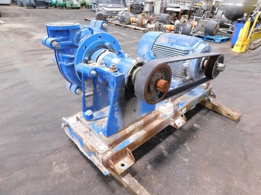 Warman #6/4AH, slurry pump, 125 HP motor, 1785 RPM, 460 V. - Image 8