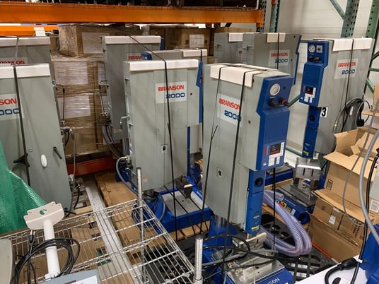 Branson #2000IW, ultrasonic welders, 3300 watts, 2020 - Image 5