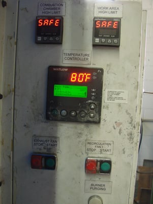 96" width x 72" H x 72" L Precision Quincy, Class A, Gas Fired, 450&deg;F - Image 5