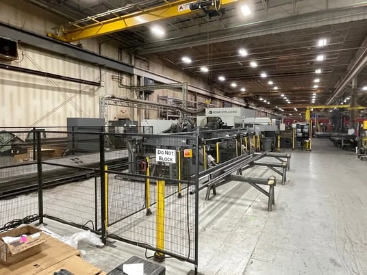 BLM Group #LT14, jumbo tube laser, 3500 watt, 40' infeed, 30' outfeed, 2014 - Image 4