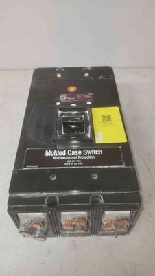 1200 Amps, Westinghouse, 600VAC-250VDC, 3 Pole Breaker - Image 1