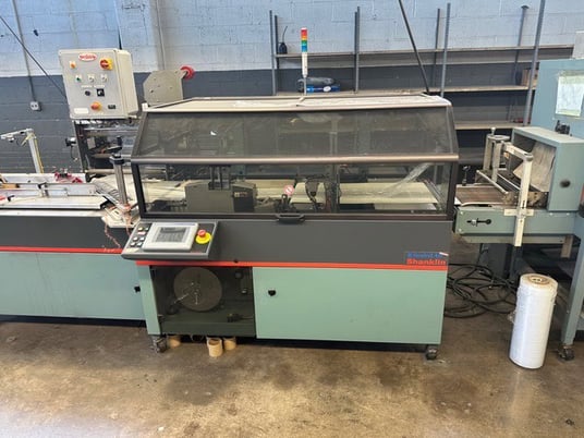Shanklin #OMNI-SLRS, Shrink Wrapper, Extended Lugged Infeed, #T-72H Double Chamber Heat Tunnel, 230 VAC, 2007 - Image 4