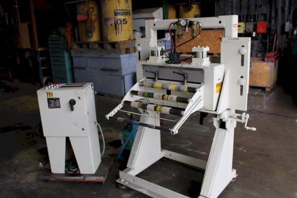 24" x .078" Rowe, servo feeder, pilot release, jogging pendant cascade rolls, stock lubricator - Image 1