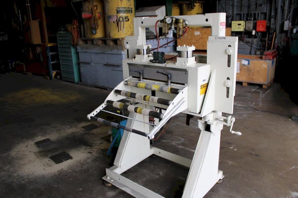 24" x .078" Rowe, servo feeder, pilot release, jogging pendant cascade rolls, stock lubricator - Image 3