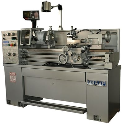 13" x 40" Sharp #1340VS, precision lathe, 7.6" swing over cross slide, inch/metric threads, 3-jaw 8" chuck, 3 - Image 4