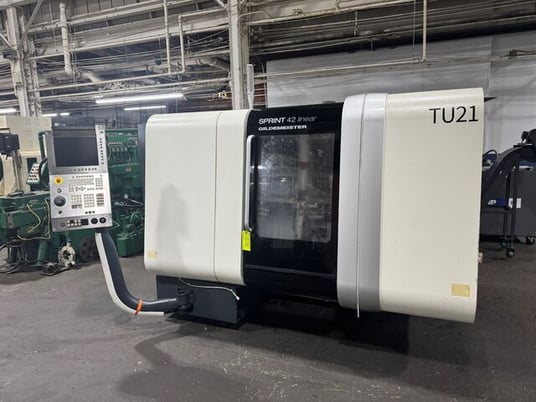 DMG, Gildemeister #Sprint-42-Linear, CNC automatic screw machine, 4-Axis, 6000 RPM, 2001 - Image 3