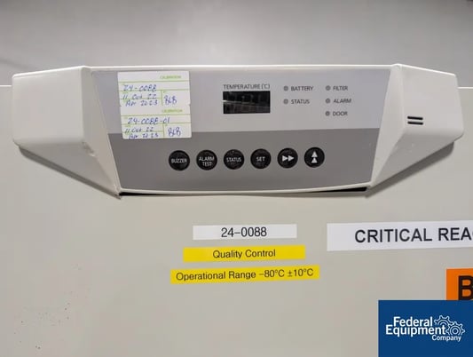 Panasonic #MDF-U53VA-PA, ULT Freezer, -80&deg;C, R-404a & R-508, 2 stage, 4 shelf, 2 chamber, 220 V. - Image 7