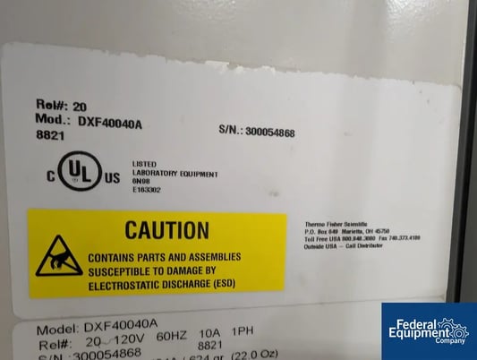 Thermo Fisher #DXF40040A, ULT Freezer, -80&deg;C, R-404a, 2 stage, 5 shelf, 120 V., 2015 - Image 3