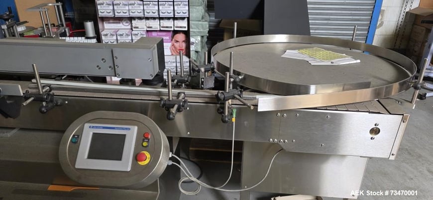 Capmatic, Bottling Line for Nail Polish, Capper, Filler, Labeler, Stainless Steel, Allen Bradley Controls - Image 3
