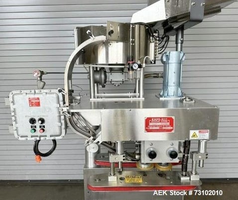 Kaps-All #E, explosion proof Screw Capper, C-frame, 4 quill, up to 74mm caps, sngl grip stabilizing, 120 V. - Image 4