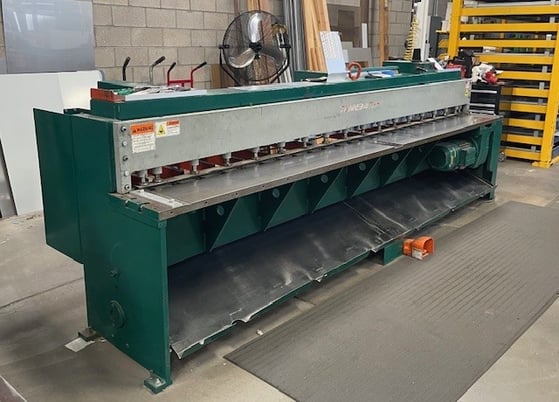 14 gauge x 12' Tennsmith #LM1214, shear, 30" back gauge, 35 SPM, 5 HP - Image 2