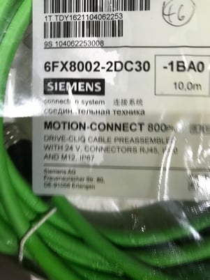 Siemens 6fx8002-2dc30 cable and wire and electrical cable supplies new - Image 2