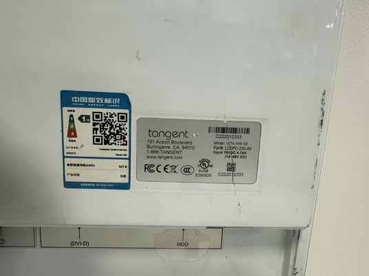 Tangent c222012333 monitor used - Image 2