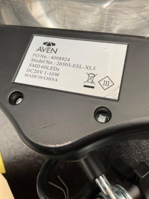 Aven 26505-esl-xl5 Aven vue pro magnifying lamp uv led 5d used - Image 2