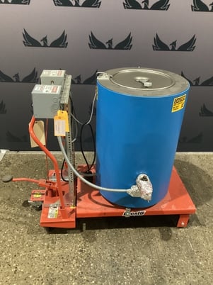 Wenesco high temperature industrial kettle with lifting table used - Image 4