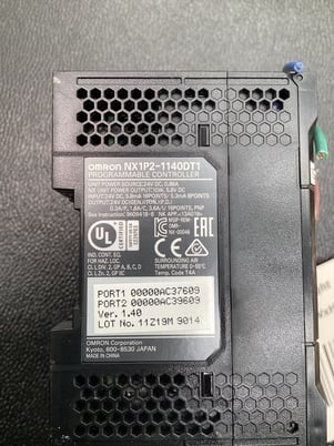 OMRON NX1P2-1140DT1 CPU Power Controller USED - Image 6