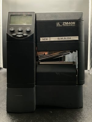 Zebra #ZM400, thermal transfer label printer usb ethernet used - Image 5