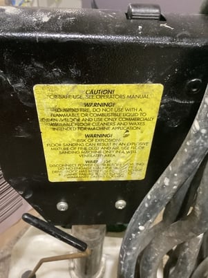 Powr-flite m171hd-3 floor scrubber/ polisher used - Image 6