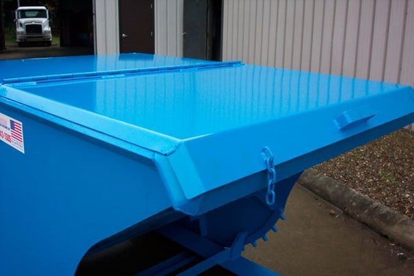 Marathon #HD-300, Heavy Duty Self-Dumping Forklift Hopper, 3 yd, unused - Image 2