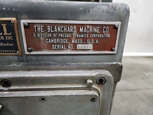 Blanchard #22D, rotary grinder, 42" chuck, 50 HP - Image 9
