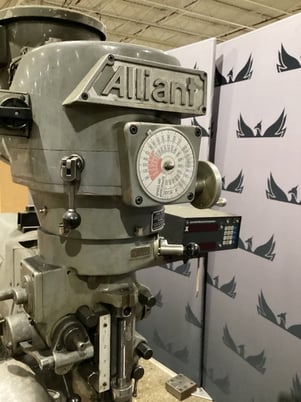 Alliant #42VC, vertical mill, 9" x42"table, 2 HP - Image 5
