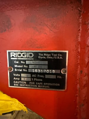 Rigid #PL25, Hydraulic Lift, Hydraulic Power Source, 115 V., casters - Image 3