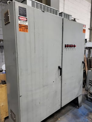 16" x 48" 2-roll vertical roller bearing calender with 6 cooling drums - Image 7