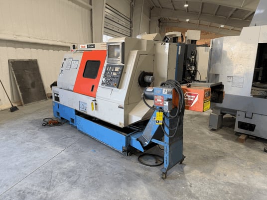 Mazak #SQT-15M, CNC lathe, 20" swing, 8" chuck, 2" bar, 11" turning diameter, live tooling - Image 1