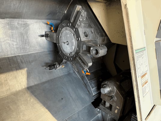 Mazak #SQT-15M, CNC lathe, 20" swing, 8" chuck, 2" bar, 11" turning diameter, live tooling - Image 6
