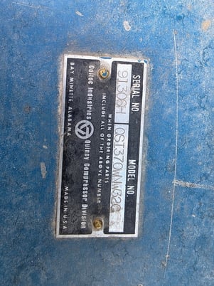 75 HP Quincy #QSI-370, screw compressor - Image 2