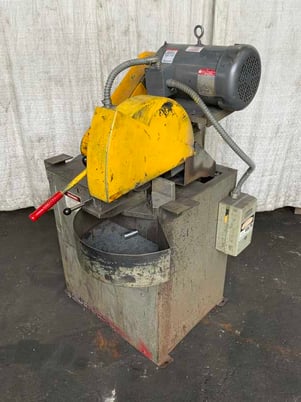 16" Everett #MIT-16, abrasive saw, manual slide vise - Image 2