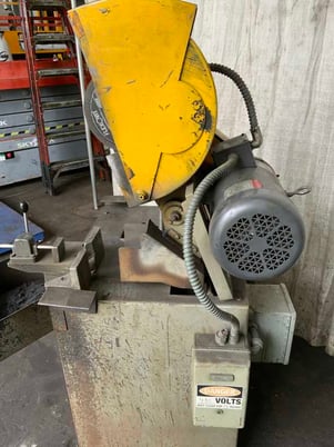 16" Everett #MIT-16, abrasive saw, manual slide vise - Image 3