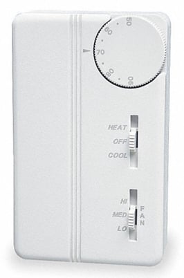 TAC TA155-017 Fan Coil Thermostat TA155-017 Off-Heat-Cool - Image 1