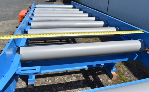 51" wide x 14' long, Powered roll case 14FT, 9 rolls, 51" x 6" diameter, chain drive power rolls - Image 9