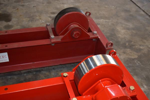 10 Ton, WeldWire #WWSD-10 / WWSI-10, tank turning rolls, steel wheel, new driver / used idler, 6"-13' - Image 5