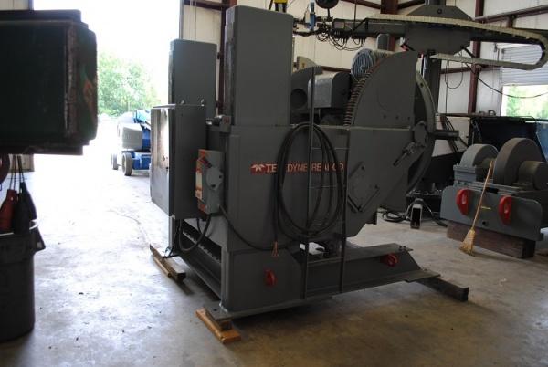 25000 lb. Teledyne #UPC-250, welding positioners, 12" COG, power tilt, variable speed rotation, 1976 - Image 4